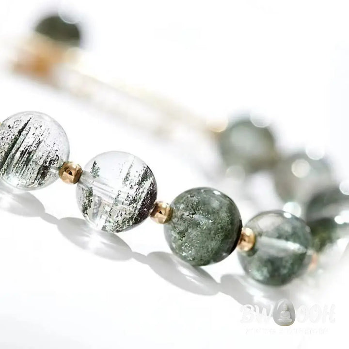 Buddha Stones Green Phantom Crystal Confidence Charm Bracelet - BWOOOH - Bracelet