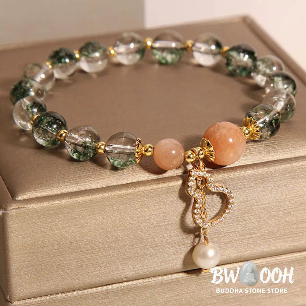 Buddha Stones Green Phantom Gourd Charm Confidence Bracelet - BWOOOH - Green Phantom(Wrist Circumference 14-16cm)