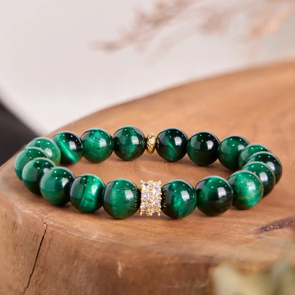 BWOOOH Green Tiger Eye Positive Bracelet - BWOOOH - Green Tiger Eye(Wrist Circumference: 14-16cm) - Bracelet