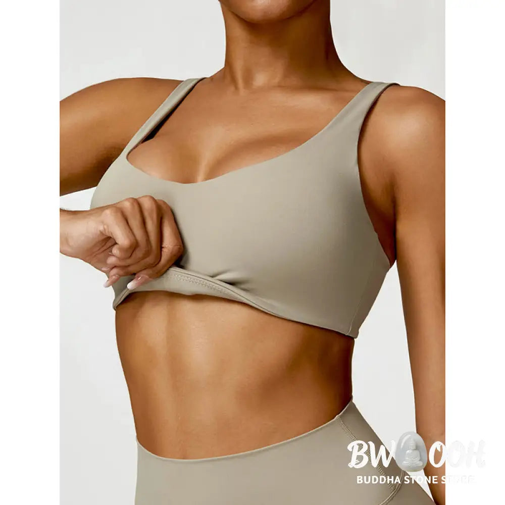 BWOOOH printed yoga pants - Gym Sports Yoga Backless Bra Crop Tank T