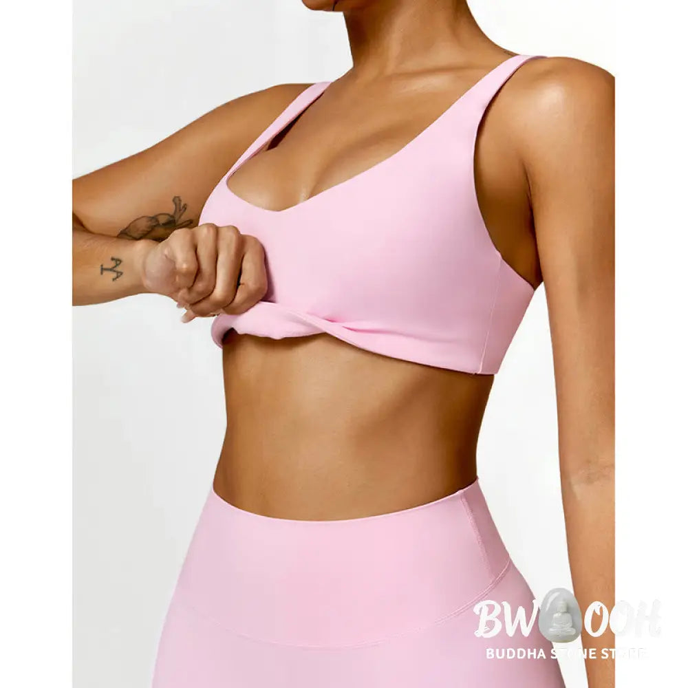 BWOOOH printed yoga pants - Gym Sports Yoga Backless Bra Crop Tank T