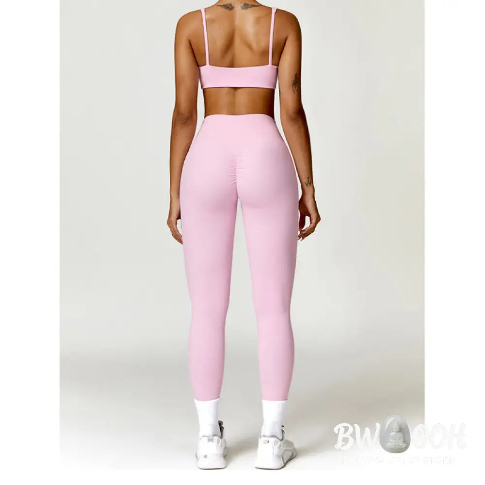 BWOOOH printed yoga pants - Gym Sports Yoga Backless Bra Crop Tank T