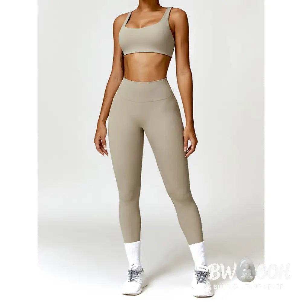 BWOOOH printed yoga pants - Gym Sports Yoga Backless Bra Crop Tank T