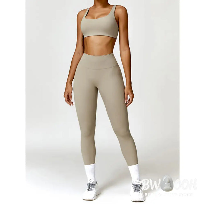 BWOOOH printed yoga pants - Gym Sports Yoga Backless Bra Crop Tank T