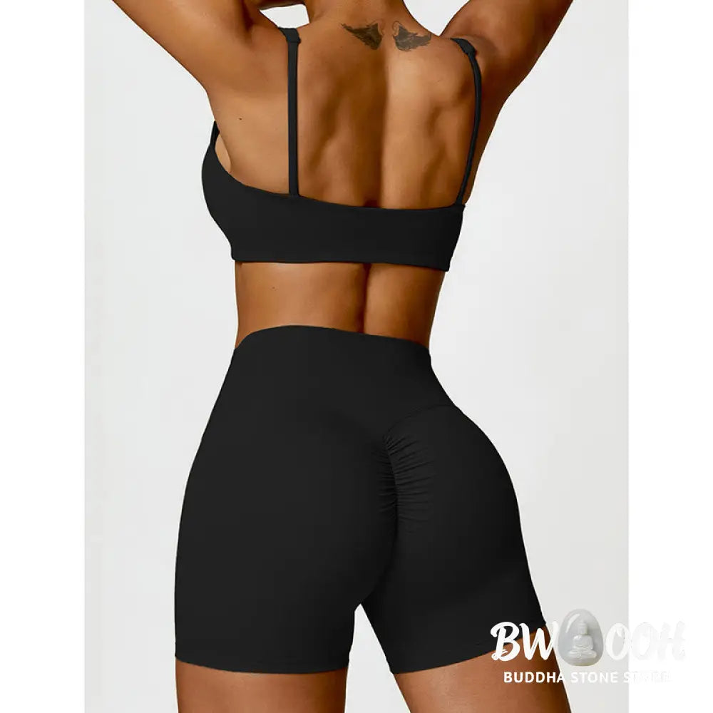 BWOOOH printed yoga pants - Gym Sports Yoga Backless Bra Crop Tank T