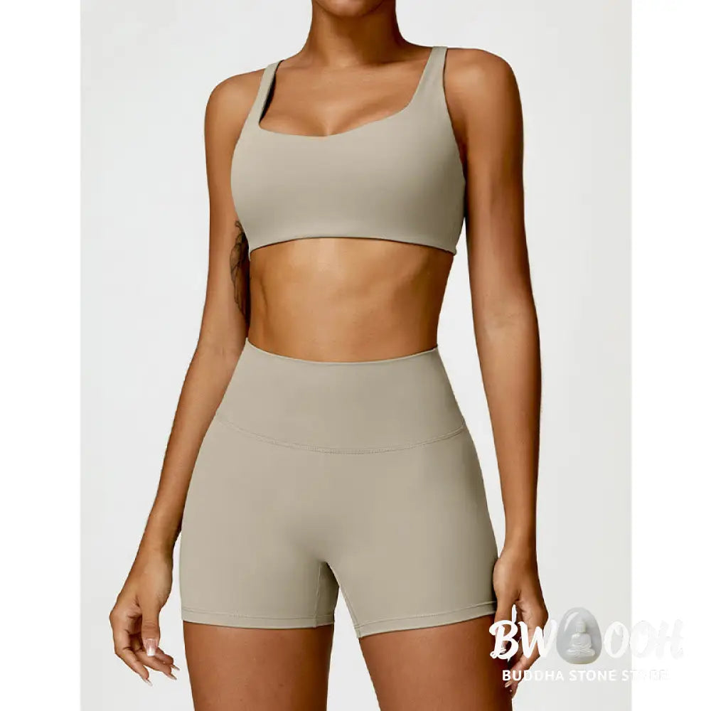 BWOOOH printed yoga pants - Gym Sports Yoga Backless Bra Crop Tank T