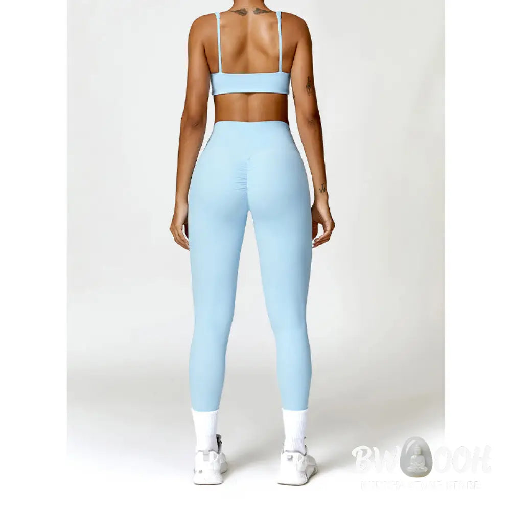BWOOOH printed yoga pants - Gym Sports Yoga Backless Bra Crop Tank T