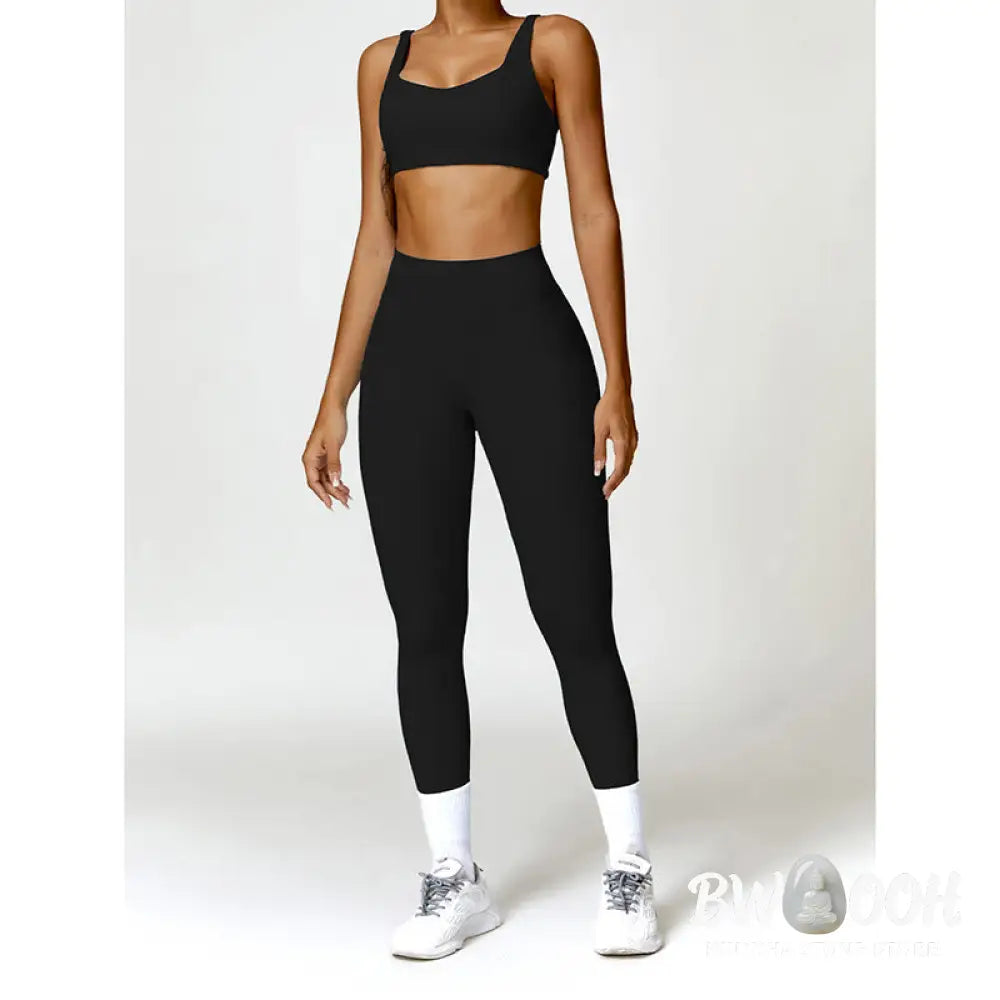 BWOOOH printed yoga pants - Gym Sports Yoga Backless Bra Crop Tank T