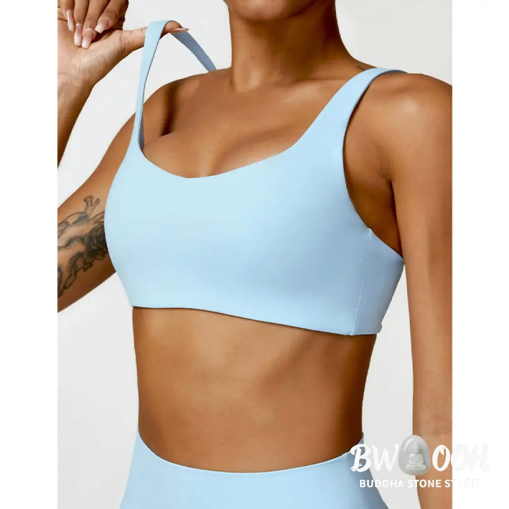 BWOOOH printed yoga pants - Gym Sports Yoga Backless Bra Crop Tank T