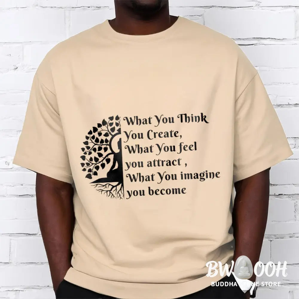 Buddha Stones Half-meditation Buddha Tree Tee T-shirt - T-Shirts