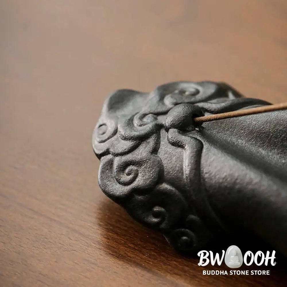 BWOOOH Buddha Hand Ceramic Auspicious Clouds Blessing Incense Burner - Buddha Hand - Incense Burner