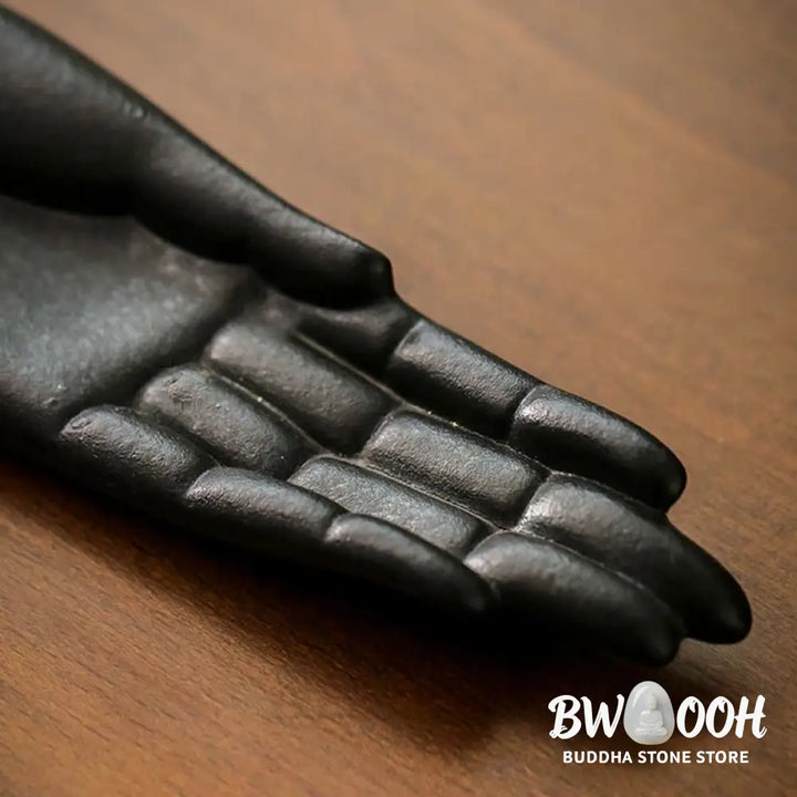 BWOOOH Buddha Hand Ceramic Auspicious Clouds Blessing Incense Burner - Buddha Hand - Incense Burner