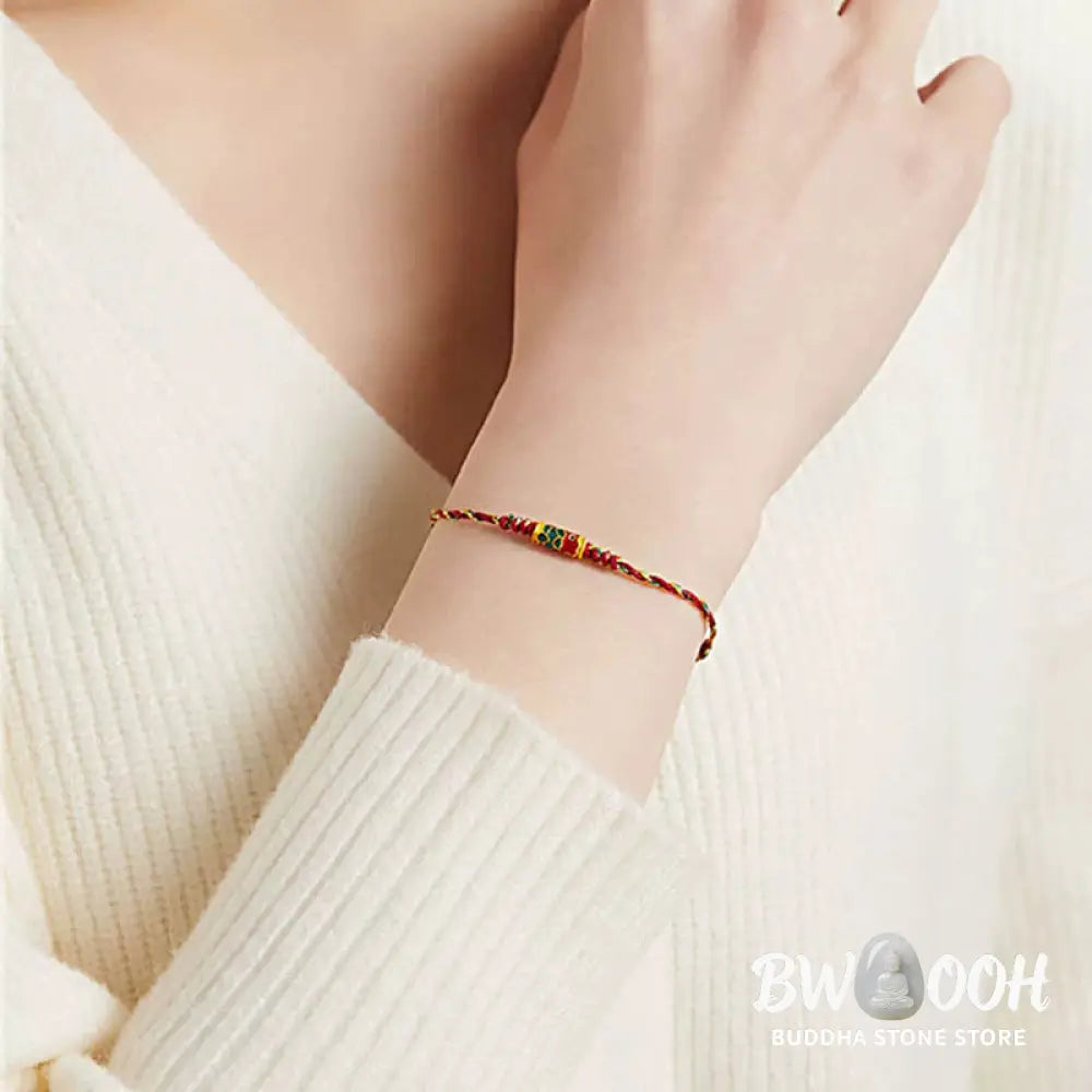 Buddha Stones Handcrafted Koi Fish Wealth Prosperity Braided Rope Bracelet - BWOOOH - Bracelet