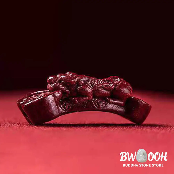 Buddha Stones Handcrafted PiXiu Cinnabar Wealth Luck Braided Bracelet - BWOOOH - Bracelet