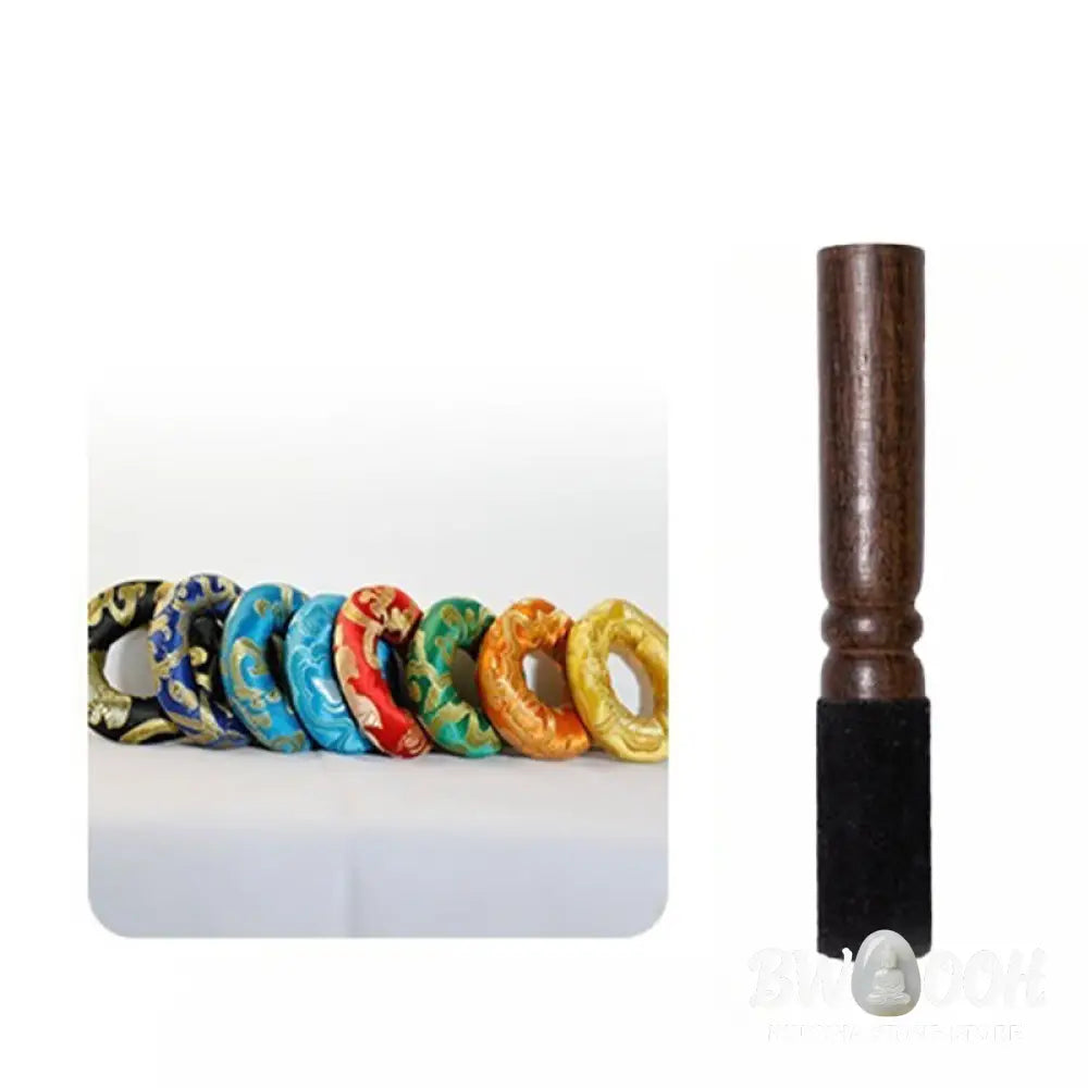 BWOOOH Tibetan singing bowl for meditation - Handcrafted Singing Bowl Scrip