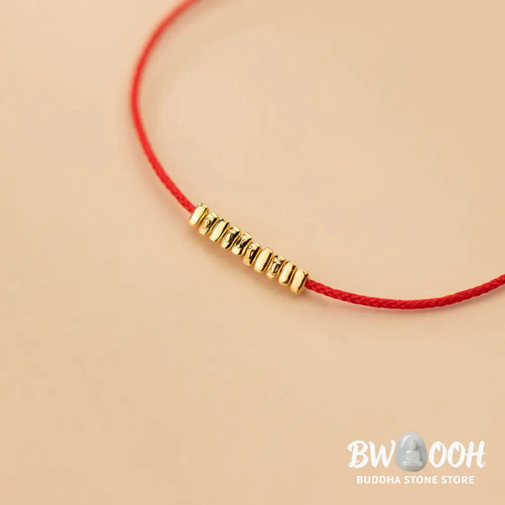 Buddha Stones Handmade 925 Sterling Silver Small Pieces Protection Braided Ultra-Thin Rope Bracelet - BWOOOH - Bracelet