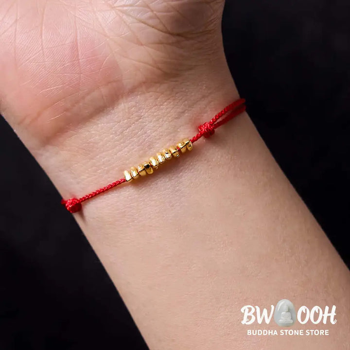 Buddha Stones Handmade 925 Sterling Silver Small Pieces Protection Braided Ultra-Thin Rope Bracelet - BWOOOH - Bracelet