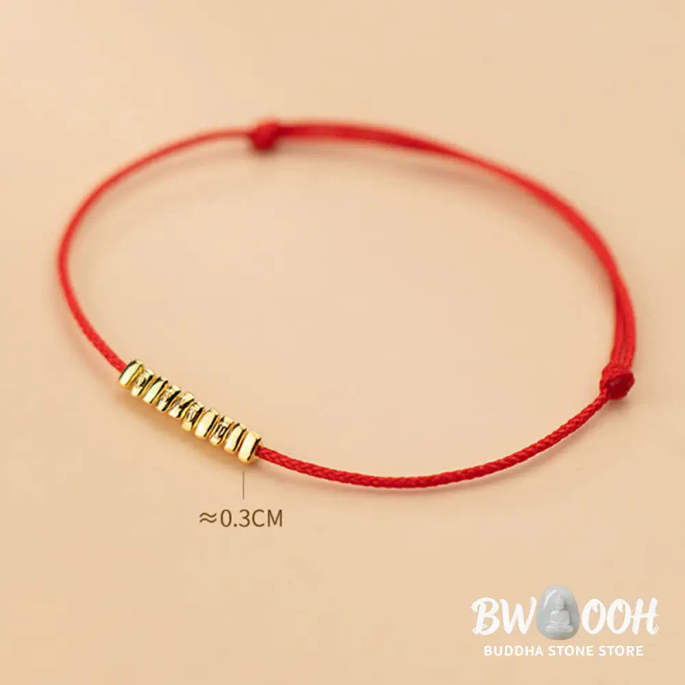 Buddha Stones Handmade 925 Sterling Silver Small Pieces Protection Braided Ultra-Thin Rope Bracelet - BWOOOH - Bracelet