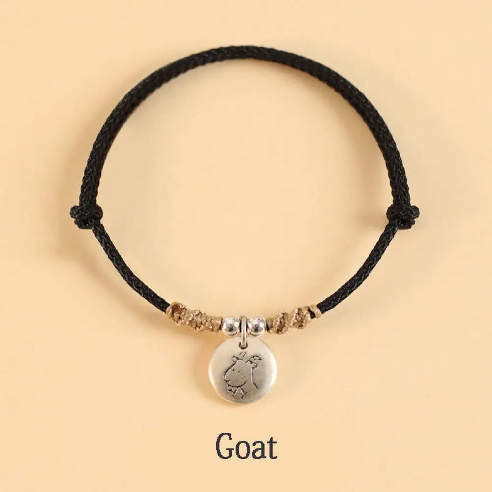 Buddha Stones Handmade 999 Sterling Silver Year of the Dragon Cute Chinese Zodiac Luck Braided Bracelet (Extra 35% Off