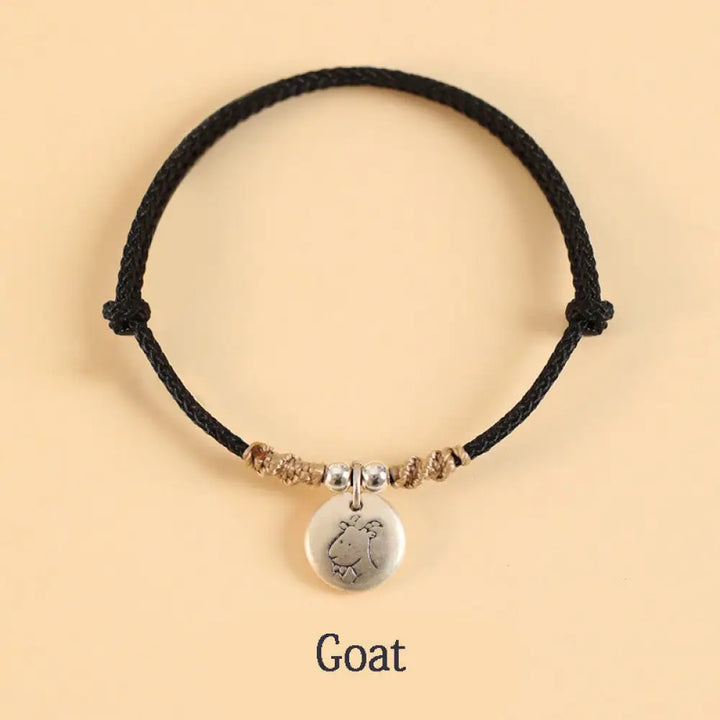 Buddha Stones Handmade 999 Sterling Silver Year of the Dragon Cute Chinese Zodiac Luck Braided Bracelet (Extra 35% Off