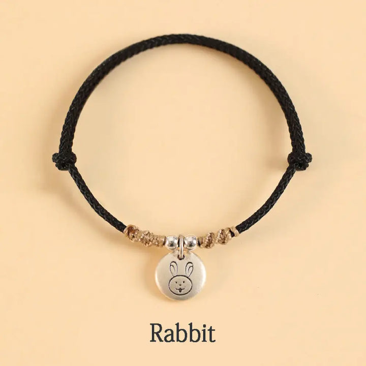 Buddha Stones Handmade 999 Sterling Silver Year of the Dragon Cute Chinese Zodiac Luck Braided Bracelet (Extra 35% Off