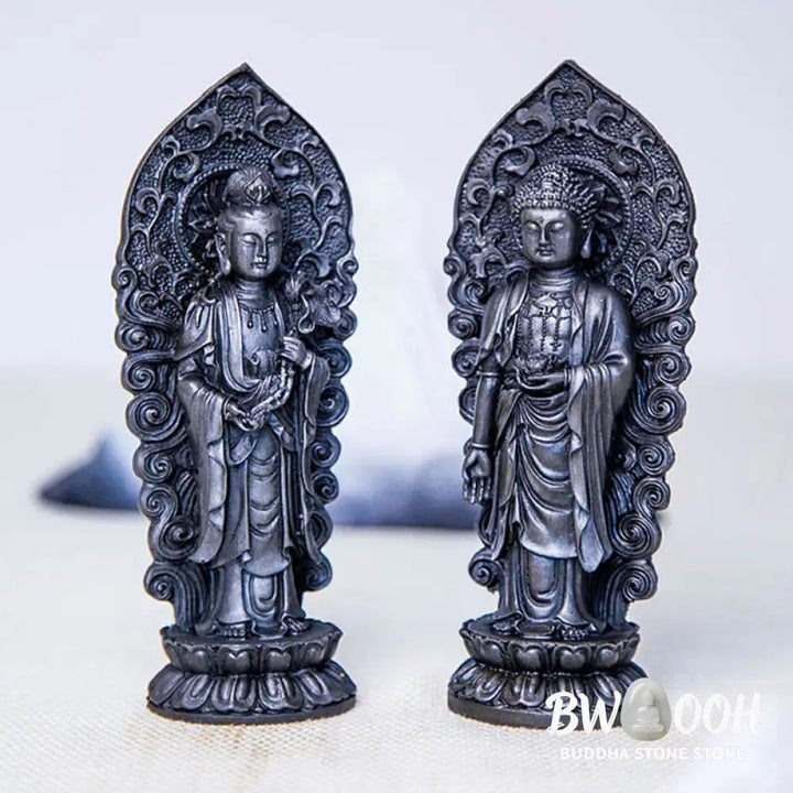BWOOOH resin Kwan Yin statue - Handmade Amitabha Guanyin Avalokite