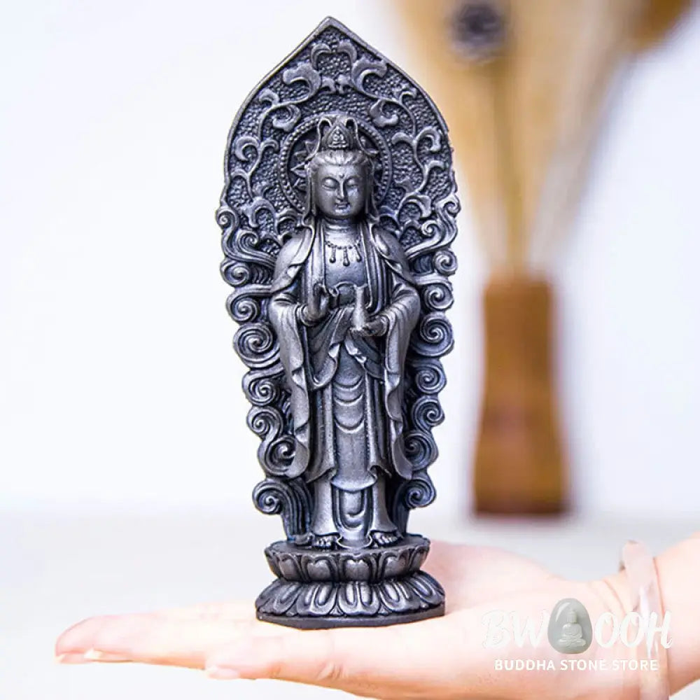 BWOOOH resin Kwan Yin statue - Handmade Amitabha Guanyin Avalokite