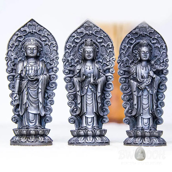 BWOOOH resin Kwan Yin statue - Handmade Amitabha Guanyin Avalokite
