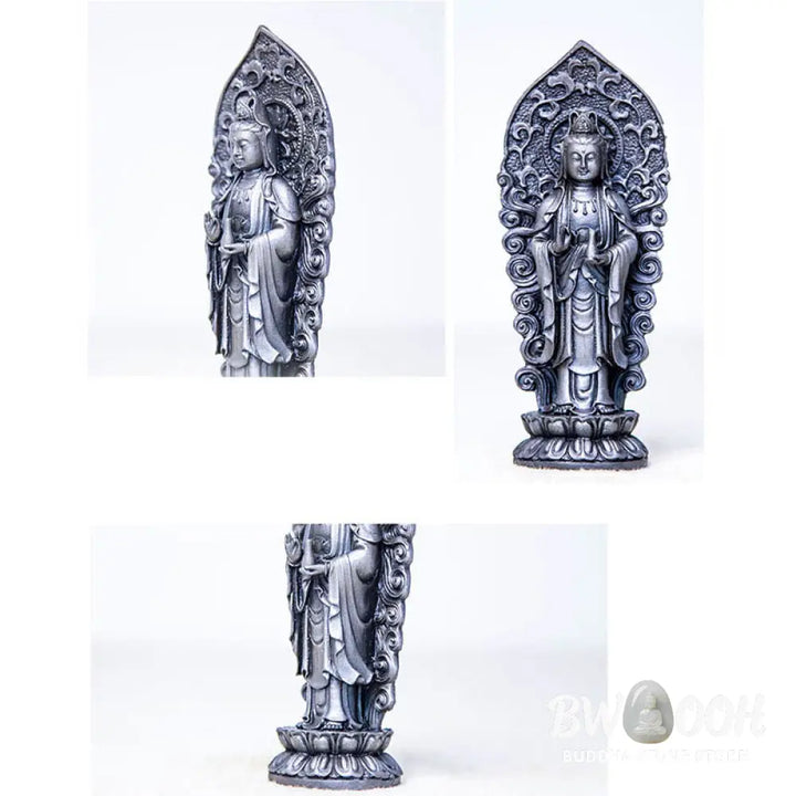 BWOOOH resin Kwan Yin statue - Handmade Amitabha Guanyin Avalokite