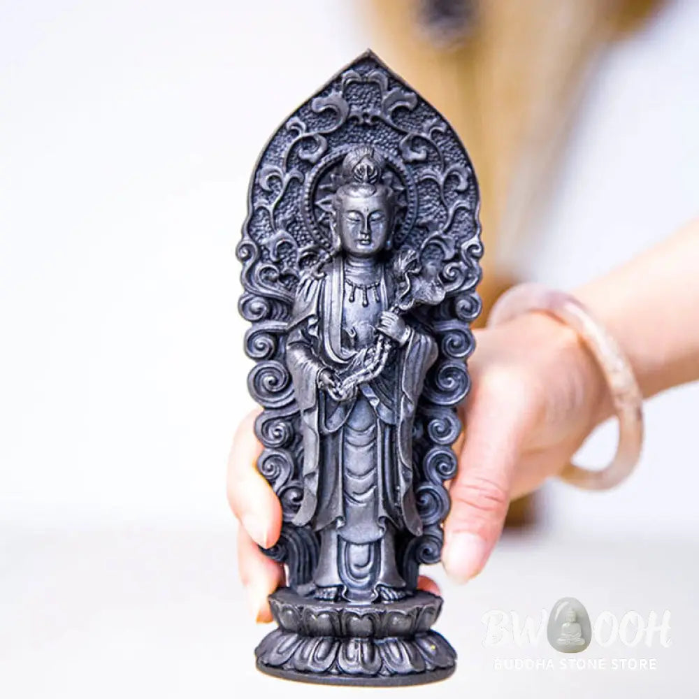 BWOOOH resin Kwan Yin statue - Handmade Amitabha Guanyin Avalokite