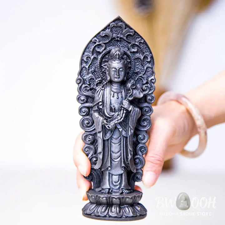 BWOOOH resin Kwan Yin statue - Handmade Amitabha Guanyin Avalokite