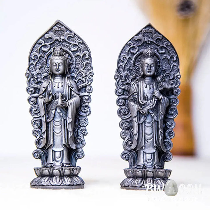 BWOOOH resin Kwan Yin statue - Handmade Amitabha Guanyin Avalokite