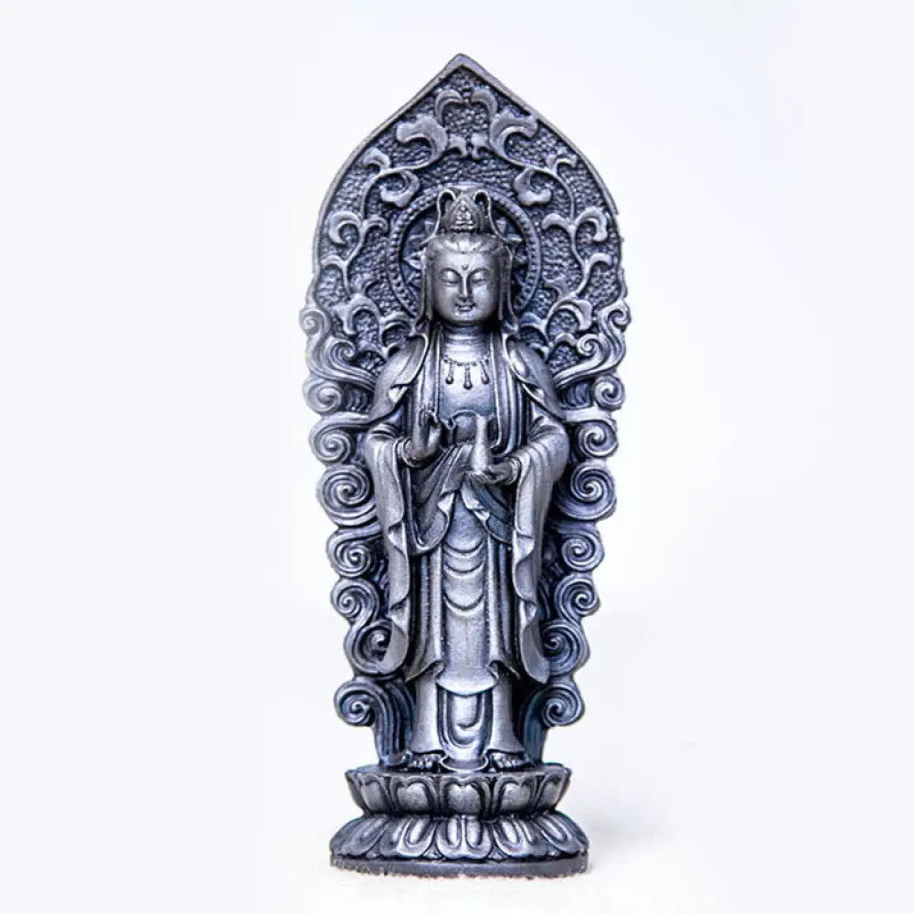 BWOOOH resin Kwan Yin statue - Handmade Amitabha Guanyin Avalokite