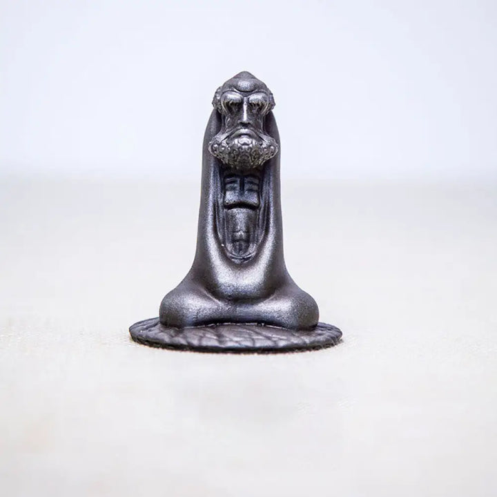 BWOOOH resin Buddha statue - Handmade Bodhidharma Iron Powder Ru