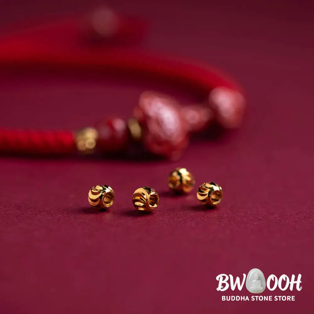 Buddha Stones Handmade Cinnabar Ruyi Handle Fu Character PiXiu Blessing Red String Braided Bracelet - BWOOOH - Bracelet
