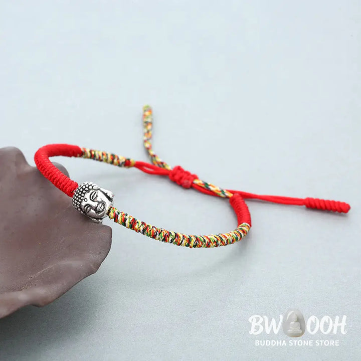 BWOOOH Handmade Colorful King Kong Knot Buddha Serenity String Bracelet | spiritual healing bracelet