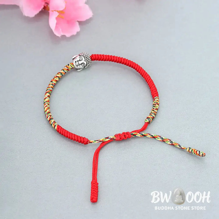 BWOOOH Handmade Colorful King Kong Knot Buddha Serenity String Bracelet | spiritual healing bracelet