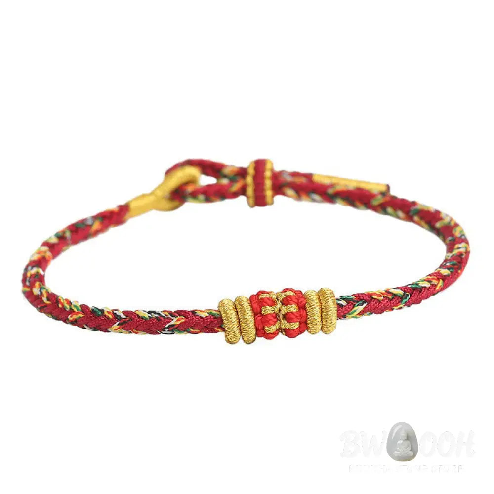 BWOOOH Handmade Colorful Rope King Kong Knot Braided Luck Bracelet | spiritual healing bracelet