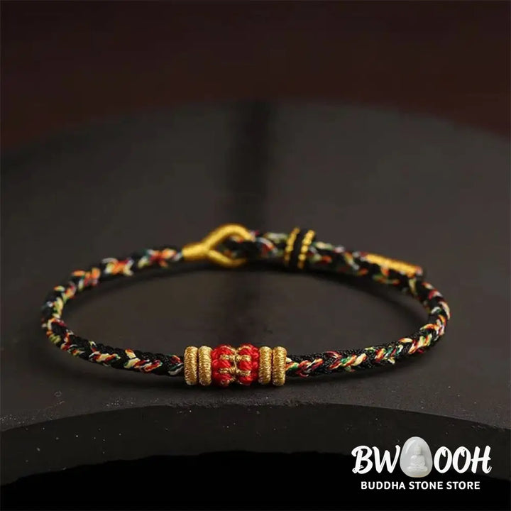 BWOOOH Handmade Colorful Rope King Kong Knot Braided Luck Bracelet | spiritual healing bracelet