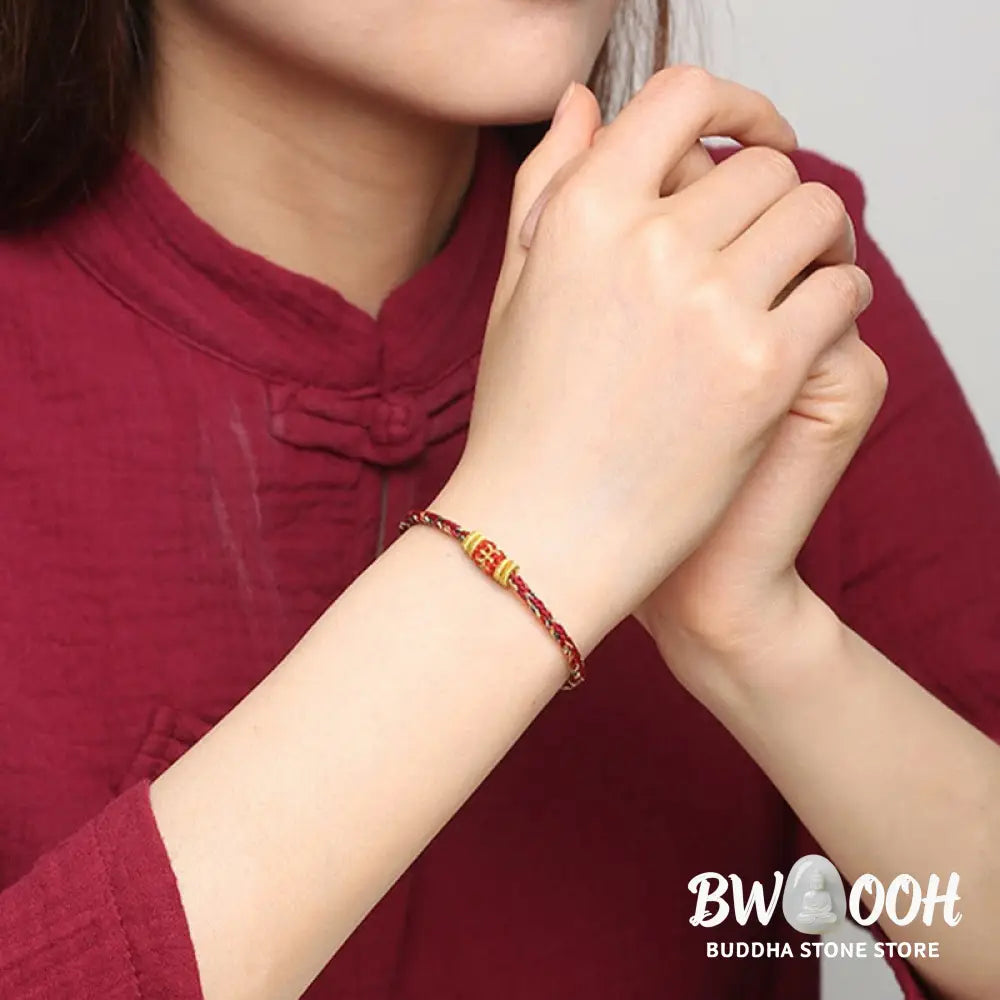 BWOOOH Handmade Colorful Rope King Kong Knot Braided Luck Bracelet | spiritual healing bracelet