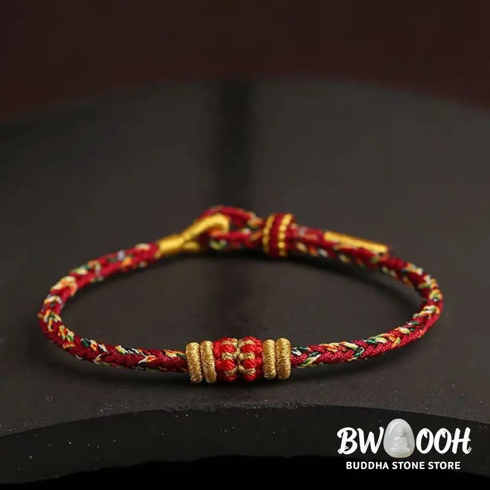 BWOOOH Handmade Colorful Rope King Kong Knot Braided Luck Bracelet | spiritual healing bracelet