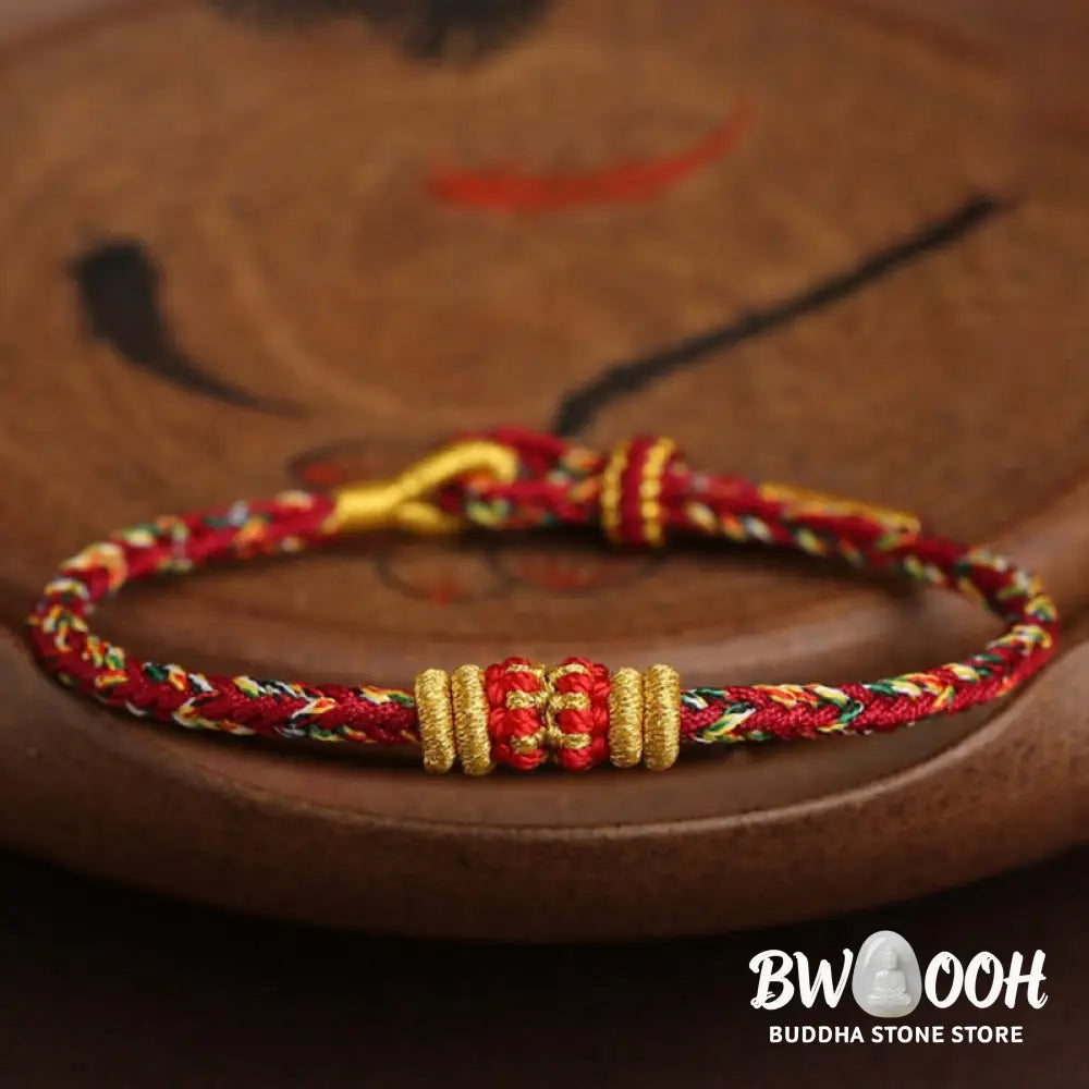 BWOOOH Handmade Colorful Rope King Kong Knot Braided Luck Bracelet | spiritual healing bracelet
