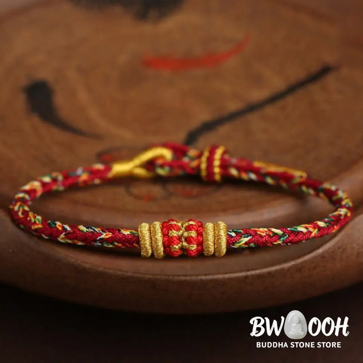 BWOOOH Handmade Colorful Rope King Kong Knot Braided Luck Bracelet | spiritual healing bracelet