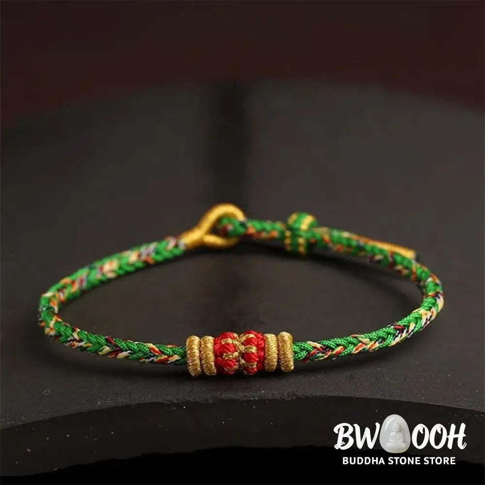 BWOOOH Handmade Colorful Rope King Kong Knot Braided Luck Bracelet | spiritual healing bracelet