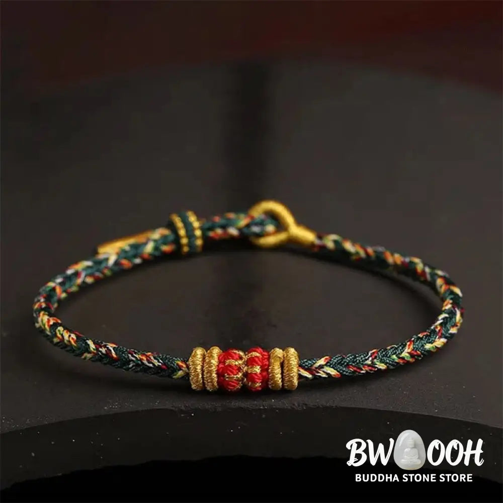 BWOOOH Handmade Colorful Rope King Kong Knot Braided Luck Bracelet | spiritual healing bracelet