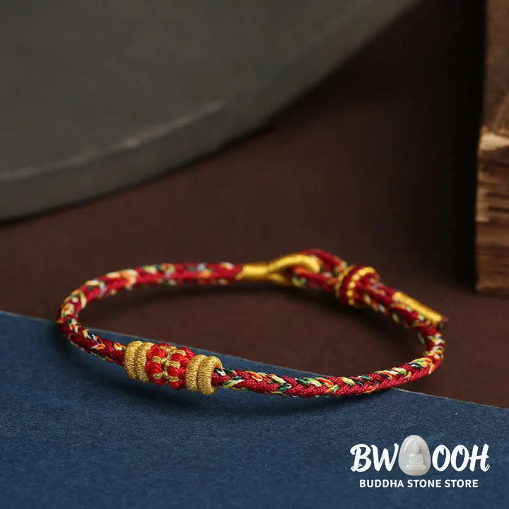 BWOOOH Handmade Colorful Rope King Kong Knot Braided Luck Bracelet | spiritual healing bracelet