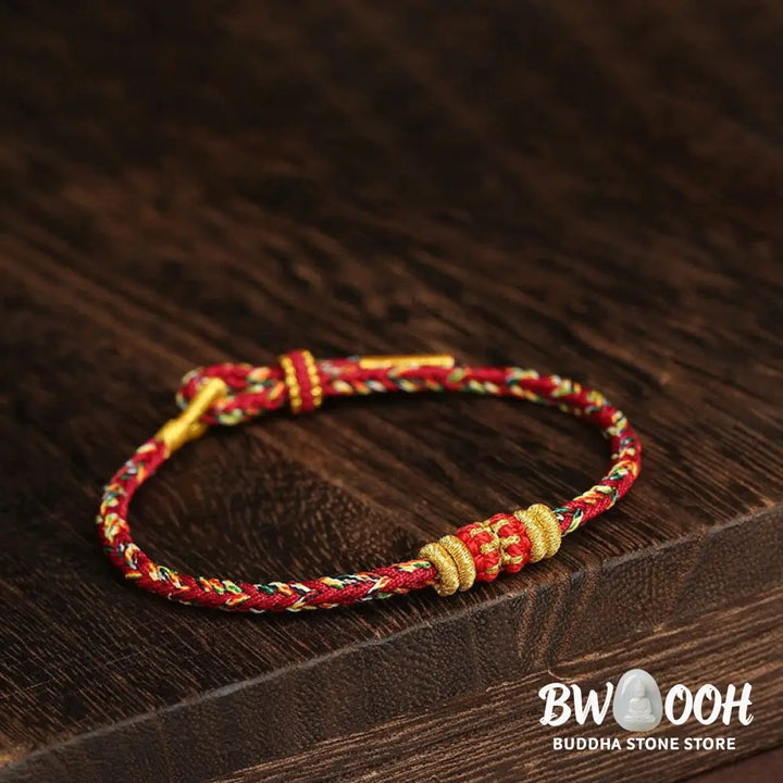 BWOOOH Handmade Colorful Rope King Kong Knot Braided Luck Bracelet | spiritual healing bracelet