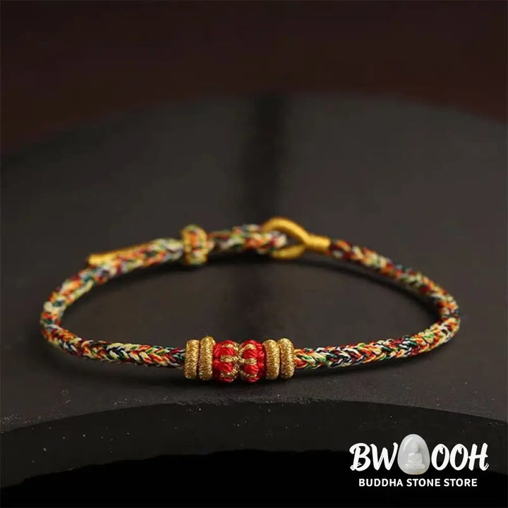 BWOOOH Handmade Colorful Rope King Kong Knot Braided Luck Bracelet | spiritual healing bracelet