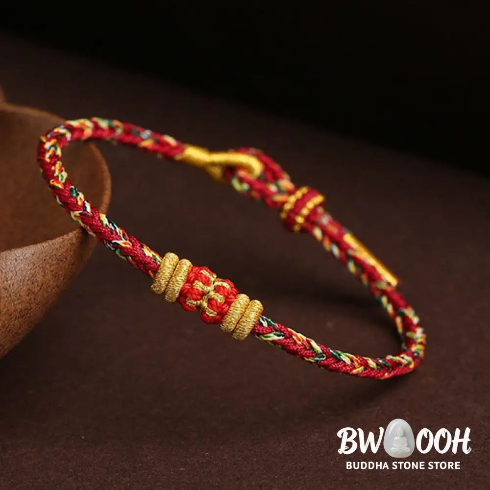 BWOOOH Handmade Colorful Rope King Kong Knot Braided Luck Bracelet | spiritual healing bracelet