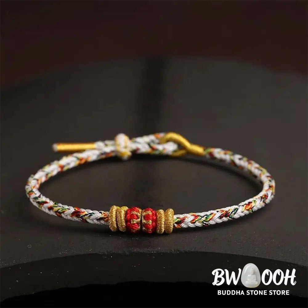 BWOOOH Handmade Colorful Rope King Kong Knot Braided Luck Bracelet | spiritual healing bracelet